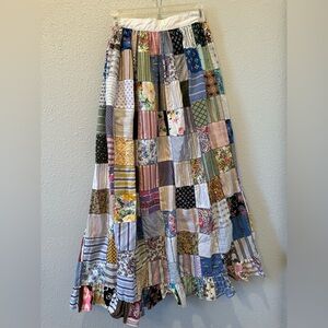 Handmade Patchwork Skirt